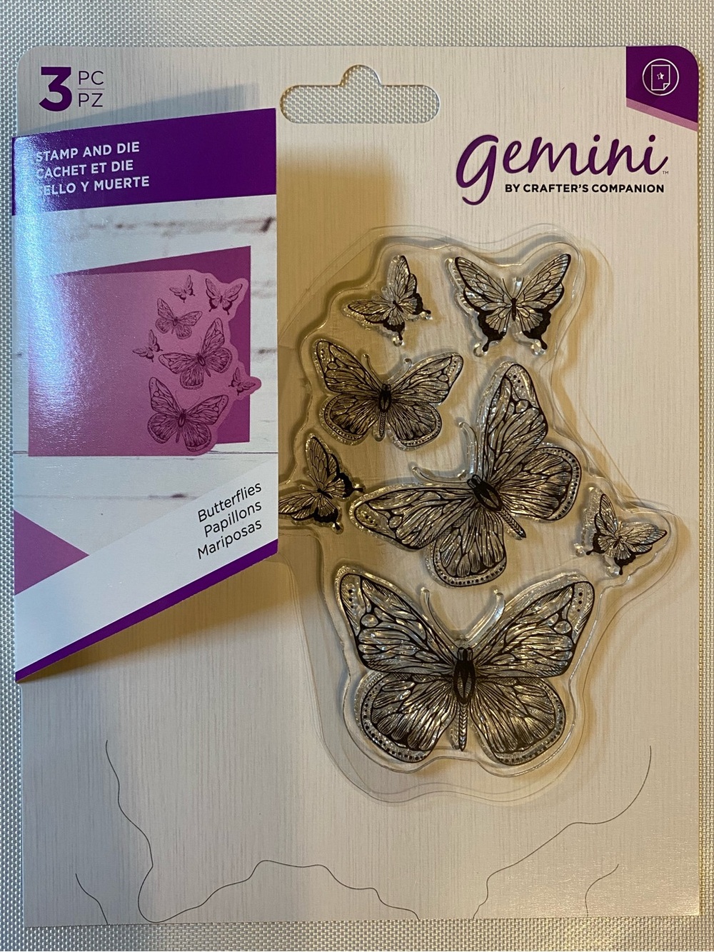 Gemini Clear Stamps-Butterflies